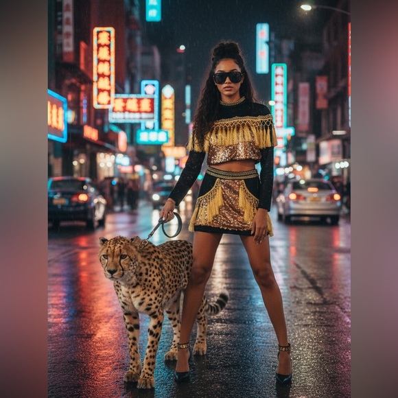 Fashion Nova Tops - Fashion Nova STUNNING fringe, top and skirt